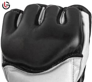 Diseño personalizado MMA Sparring Guantes 8oz Acolchado grueso Palma abierta Entrenamiento Grappling Guantes Artes marciales mixtas-OEM - Product Image 5