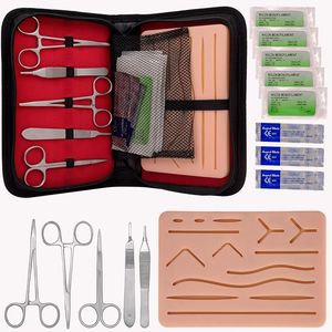 Kit de suture complet pour étudiants en médecine 21 pièces avec tampon d'entraînement de qualité supérieure - Product Image 1