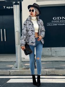 Diseño personalizado al por mayor ligero sublimado impreso acolchado burbuja abajo abrigos chaqueta acolchada - Product Image 3