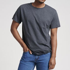 Top 100% de alta calidad nuevo estilo su propia marca diseñador de moda camiseta hombres moda camiseta en blanco Casual Regular Fit camiseta - Product Image 5