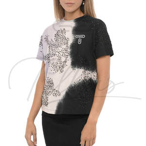 Camisetas con Diseño de Pedrería Personalizado, Lavado Ácido, Impresión, Tendencia 2026, para Hombre y Mujer, Verano, Ecológicas, Transpirables, con Logotipo Personalizado - Product Image 5