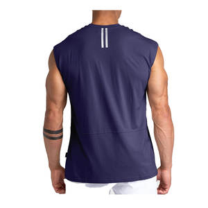 Camiseta sin mangas de gimnasio Sun Faded de alta calidad para hombre, chaleco sin mangas hecho a medida, ligero y perfecto para entrenar - Product Image 2