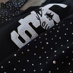 Sudadera con Capucha de Algodón de Alta Calidad, Corte Regular, Color Sólido, para Hombre, con Logotipo Personalizado, Laminado con Pedrería, Secado Rápido, Transpirable, para Invierno - Product Image 5