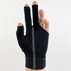 New <b>Pool</b> Gloves Competition Snooker Professional Leakage Three Fingers Thin Breathable Non-slip Gloves - Product Image 2