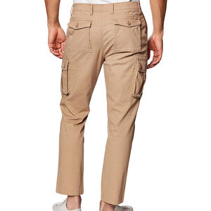 Nouveau modèle Pantalon de survêtement multi-poches pour hommes Pantalon cargo à séchage rapide 100% toile de coton Service OEM - Product Image 3