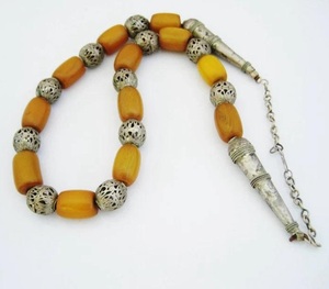 Collar de cuentas de resina y metal chino para fiestas de boda, compromiso, fiestas de Navidad y ropa de oficina - Product Image 1