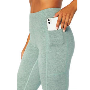 Sublimé personnalisé séchage rapide respirant taille haute femmes Fitness Leggings Nylon Spandex Sport pantalon XL grande taille séances d'entraînement - Product Image 3