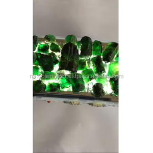 พลอยมรกตธรรมชาติเกรด AAA อัญมณีหลวมจากบราซิลรูปร่างผสมสีเขียวแวววาวได้รับการรับรองสำหรับการทำเครื่องประดับ - Product Image 2