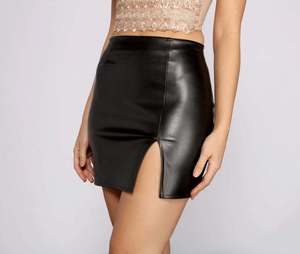 Vente chaude femmes jupe en cuir véritable taille haute élégant et confortable pour tenues décontractées méthode de tissage non tissé - Product Image 5