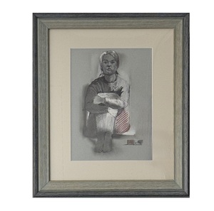 ภาพวาดนิโฮงะแบบดั้งเดิมของญี่ปุ่น ภาพวาดสาวงาม ขนาดใหญ่ หรูหรา ราคาสมเหตุสมผล ของตกแต่งบ้านสวยงาม เซจิ โยชิมูระ ประเทศญี่ปุ่น - Product Image 1