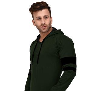 Sweat à capuche en coton mélangé de haute qualité pour hommes, modèles d'hiver et d'extérieur avec logo personnalisé, options multicolores, prix réduit, tailles personnalisées - Product Image 2