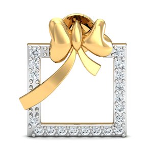 Boucles d'oreilles clous élégantes et délicates en forme de nœud, minimalistes, en laiton plaqué or 18 carats, avec ruban et cadre carré en oxyde de zirconium, pour femmes, vente en gros, OEM, ODM - Product Image 6