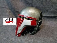 Casque d'armure médiévale en acier moulé sous pression CH 18G, motif gaufré Darth Revan, thème Amour, pour costumes d'Halloween, jeux de rôle et décorations de fêtes