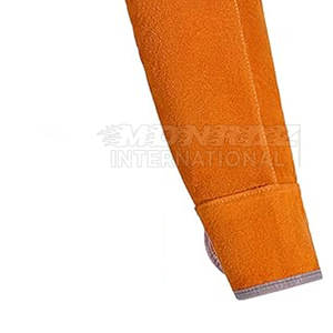 Manchons de bras en cuir de protection pour le soudage des manchons de soudage en cuir de vachette fendu résistants aux étincelles de chaleur - Product Image 5