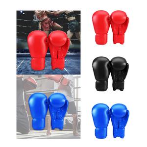 Gants de boxe pour adultes Sac de frappe en cuir PU ventilé et gants de sparring avec mitaines de mise au point pour le fitness et les combats de Muay Thai - Product Image 6