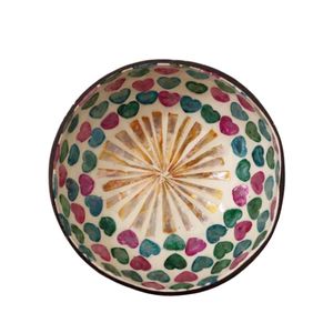 <b>Heart</b> Design Coconut Shell MOP Inlay <b>Bowl</b> Eco-Friendly Table Top Kitchen Ware for Valentine's Day Customized Technique Vietnam - Product Image 5