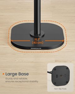 Perchero en forma de cactus, perchero independiente con 8 ganchos resistentes con extremos curvos, alto para sombreros de tela, bolsas con negro - Product Image 5