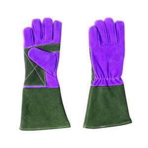 Gants de soudage en cuir de vachette renforcé, résistants à la chaleur et aux étincelles, durables, pour la lutte contre les incendies et les barbecues - Product Image 3