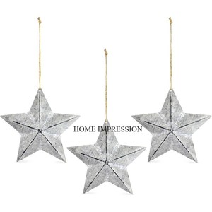 Étoile galvanisée en gros Étoile décorative bon marché Tenture murale Étoile de meilleure qualité Vente à chaud Étoile rustique galvanisée de luxe - Product Image 1