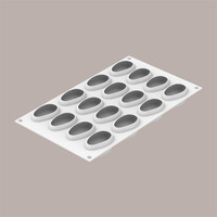 Realistische mango siliconen fruitvorm 57x36H26 mm dessertgereedschap