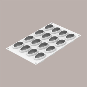 Moule en silicone réaliste en forme de mangue 57x36H26 mm, outil pour desserts - Product Image 2