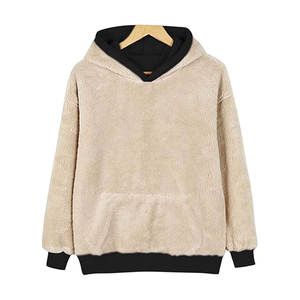 Sweat-shirt en polaire sherpa chaud et lourd pour femmes, nouvelle conception 2026 - Product Image 3