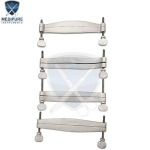 Lot de 4 pinces à oreilles pour chiens, droites et courbes, en acier inoxydable, rétracteur vétérinaire pour la coupe des oreilles avec dents - Product Image 1