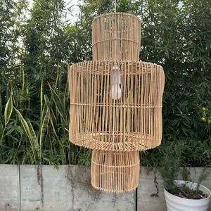 Meilleures formes de lampes vintage faites à la main pour décoration intérieure/extérieure et suspension, forme de lampe en osier - Product Image 1