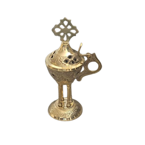 Custom Designing Brass Incense Burner Metal Crafts Table Display Hand Painted Incense Burner Aromatherapy Diffuser Home <b>Decor</b> - Product Image 3