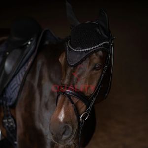 Pakistán fabrica capó de oreja de ganchillo transpirable ligero para caballos diseño cómodo lavable ideal para el verano - Product Image 5