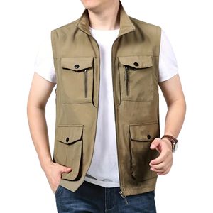 Chaleco de Lona Resistente para Hombre, Chaqueta Ligera y Transpirable para Otoño, Impermeable y Ecológica para Deportes al Aire Libre, Senderismo y Camping - Product Image 4