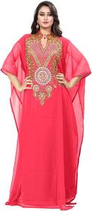 Ladies Elegant Satin Caftan Cocktail Dress Breathable Full-Length Evening Gown Anti-Static Feature Summer ODM Solid Pearl - Product Image 6