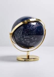 Antique finished metal globe sculpture with openwork design and sturdy base perfect for classic and rustic style rooms - Product Image 6