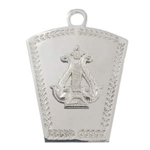 <b>Masonic</b> Mark Officers Collar Jewel Silver Plated Excellent Finishing <b>Masonic</b> Regalia Jewel for Sale - Product Image 3