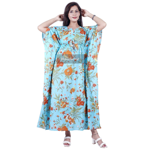 Best Selling <b>Long</b> Cotton Kaftan Womens <b>Long</b> Maxi <b>Dress</b> Handmade Summer Kaftan Beach <b>Party</b> <b>Dress</b> - Product Image 1