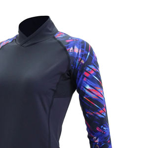 เสื้อแรชการ์ดแขนยาวสำหรับผู้หญิงเสื้อรัดรูปแขนยาวพิมพ์โลโก้ได้ตามต้องการ - Product Image 3