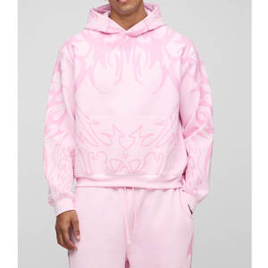 ชุดสตรีทแวร์ผู้ชายแบบซ้อนชั้น ชุดวอร์มแบบมีซิป ชุดลำลองสองชิ้น กางเกงจ็อกเกอร์ทรงบาน ชุดวอร์มทรงหลวม - Product Image 4