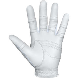 Gants de golf en cuir Cabretta perforé de luxe avec impression de logo de broderie d'étiquette personnalisée pour les événements ou la vente au détail - Product Image 2