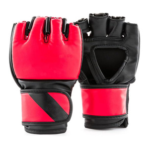 Guantes de artes marciales de mezcla de cuero Premium de alta calidad Empuñaduras de mano Guantes de MMA unisex personalizables ligeros - Product Image 1