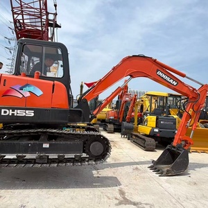 Excavadora Usada Doosan DH55 de Corea, Duradera, con Pulgar Hidráulico, Excavadora Doosan DH55 de Segunda Mano en Venta - Product Image 5