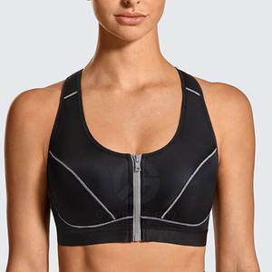 Sujetador Deportivo Transpirable Ecológico de Talla Grande con Logotipo Frontal, Alto Soporte para Mujer, Uso en Gimnasio y Fitness, Disponible en Stock - Product Image 2