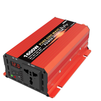 Inversor de Corriente Continua/Alterna Monofásico HOULI, 12V 220V, Onda Sinusoidal Pura, 60Hz, 90% de Eficiencia, 600W-3000W, Pico de 3s, para Uso en Automóviles, Hogares y Autocaravanas