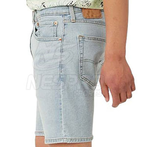 Service OEM Vente en gros Shorts en jean personnalisés pour hommes Nouvelle arrivée Shorts en jean respirants pour hommes avec marque privée - Product Image 5