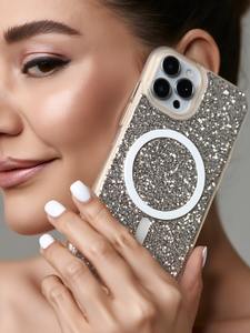 Custodia per telefono Glitter TPU + PC per 12promax 11pro Plus con protezione 360 Design a cartoni animati ispirato agli stili INS - Product Image 3