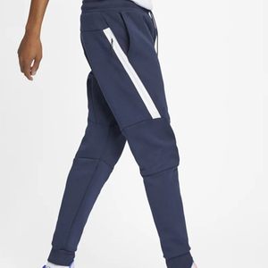 กางเกงวอร์มผ้าฝ้ายของผู้ชายกางเกงวิ่งออกกำลังกายสีพื้นน้ำหนักเบามีกระเป๋าซิปออกแบบได้ตามต้องการ - Product Image 6