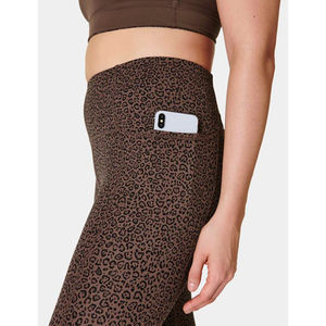 Impression par sublimation Fitness Gym Leggings pour femmes Leggings de yoga sans couture motif léopard imprimé personnalisé sur les fesses pour femmes - Product Image 4