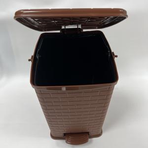 Poubelle à pédale pour hôpital de cuisine à domicile en plastique PP grande capacité vente en gros de logo personnalisé en vrac OEM/ODM - Product Image 2