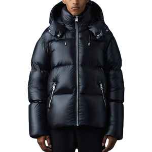 Respirant hommes doudounes hiver épais Long coton rembourré manteaux femme ample hiver dames hiver vers le bas hommes vestes - Product Image 1