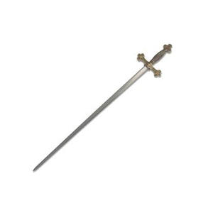 Épée maçonnique de qualité supérieure, vente en gros, régalia maçonnique, chevalier templier, épée simple KT, chevalier maçonnique, chevalier maçonnique doré - Product Image 3