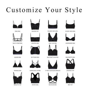 Chenilly Broderie Design personnalisé Femmes Doux Compression Plein Yoga Sport Soutien-Gorge Avec Bonnets Amovibles - Product Image 5